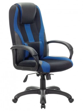 Кресло компьютерное BRABIX PREMIUM "Rapid GM-102" (экокожа/ткань, черное/синее) 532106 в Добрянке - dobrjanka.mebel-74.com | фото